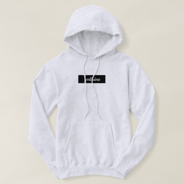 Fontaine hoodie (Black) (Design framsida)
