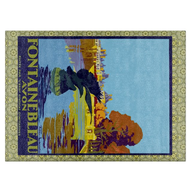 Fontainebleau Avon Frankrike Fransk Travel (Framsidan)