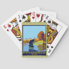 Fontainebleau Avon Frankrike Fransk Travel Casinokort