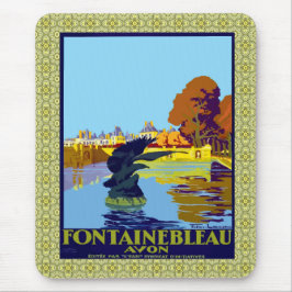Fontainebleau Avon Fransk Travel Poster Musmatta