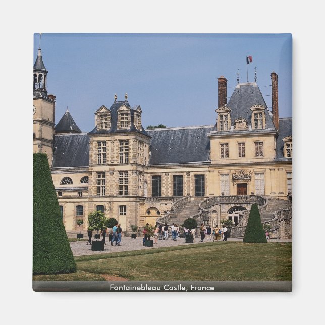 Fontainebleau Castle, Frankrike Magnet (Framsidan)