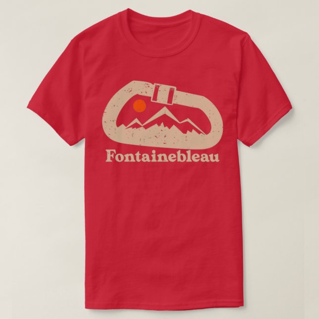 Fontainebleau klättring t shirt (Design framsida)