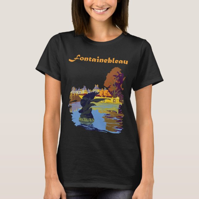 Fontainebleau Skogssjö Resa T-Shirt (Framsida)