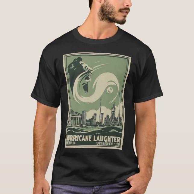 Fontaines D.C. Hurricane Laughes T Shirt (Framsida)