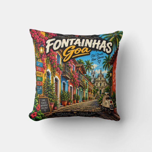 Fontainhas  kudde (Framsida)