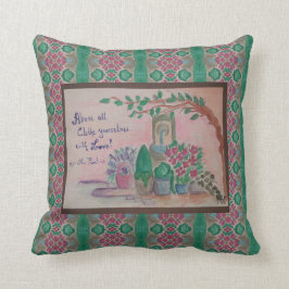 fontän av kärlek kudde