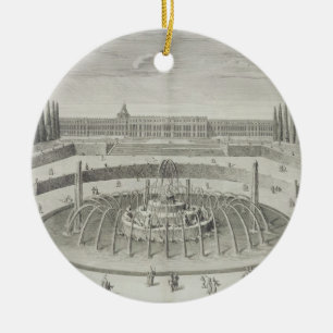 Fontän av Latone på Versailles, 1714, från 'Les Julgransprydnad Keramik