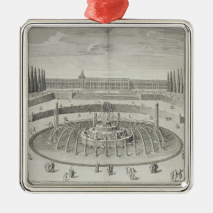 Fontän av Latone på Versailles, 1714, från 'Les Julgransprydnad Metall