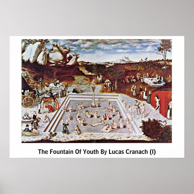 Fontän av Lucas Cranach (I) Poster (Framsidan)