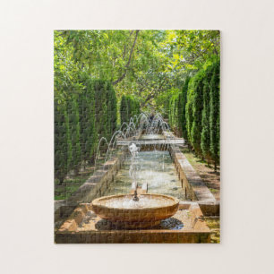 Fontän i Almudaina Gardens - Palma de Mallorca Pussel