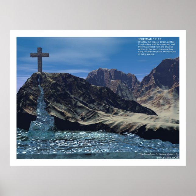 Fontän i det levande Vatten Poster (Framsidan)