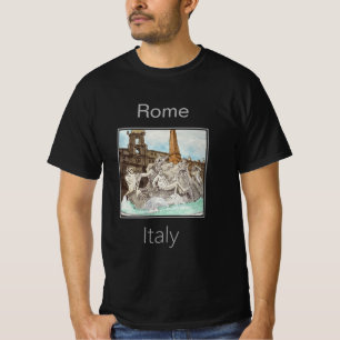 Fontän i fyra floder i Piazza Navona T Shirt