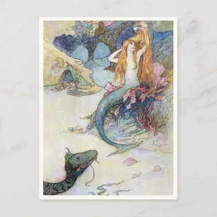 Fontän i Guld av Warwick Goble Vykort