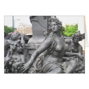 Fontän i Kansas City Hälsningskort