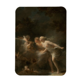Fontän i Kärlek av Jean-Honore Fragonard Magnet