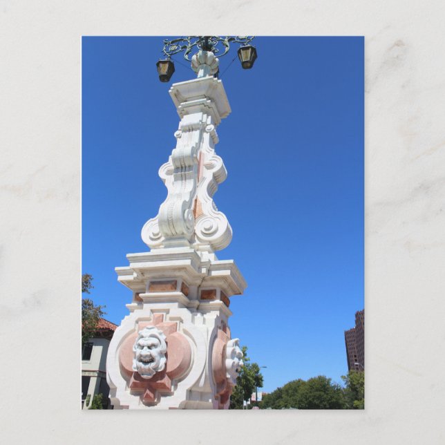 Fontän i Sevilla Light Vykort (Framsida)