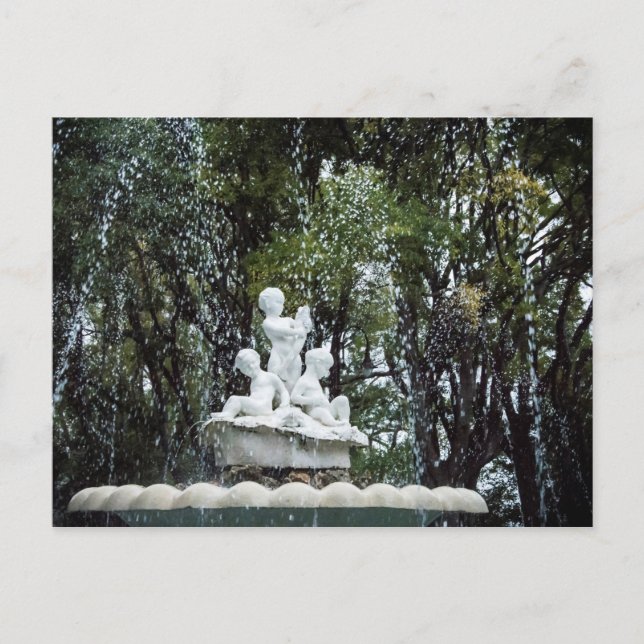 Fontän i staden Varna, Bulgarien Vykort (Framsida)