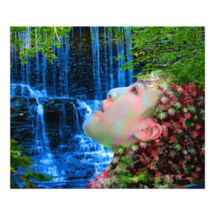 Fontän i Ungdom Fototryck