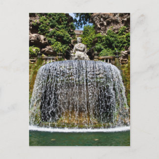 Fontän in Villa D'Este Vykort