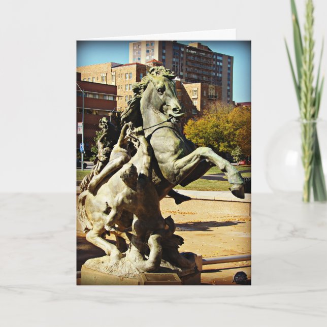 Fontän information om Plaza, Fars dag Kort (Framsida)