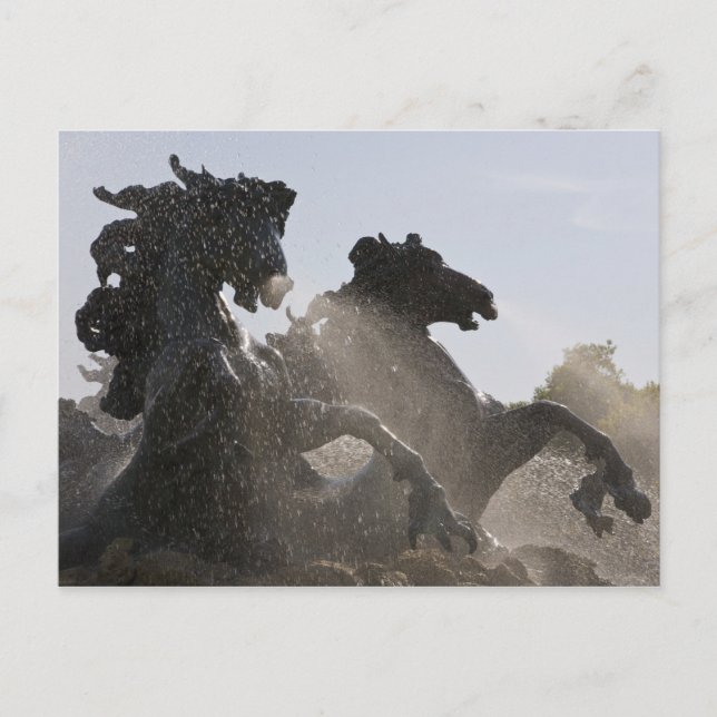 Fontän, Monument des Girondins, Bordeaux Vykort (Framsida)