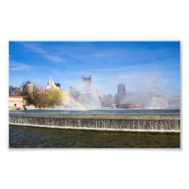 Fontän of Point State Park, Pittsburgh, PA Fototryck