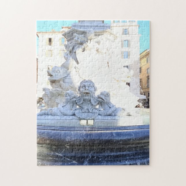 Fontän på delar 256 pussel (Vertikal)