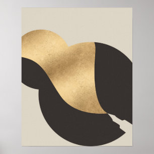 Fontän Pen & Bläck Art-utskrift för metallisk Guld Poster