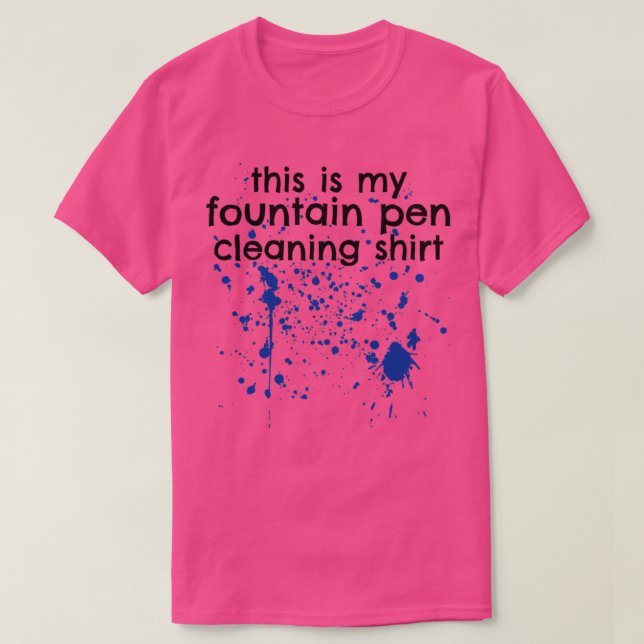 Fontän Pen Collector Calligrapher T Shirt (Design framsida)