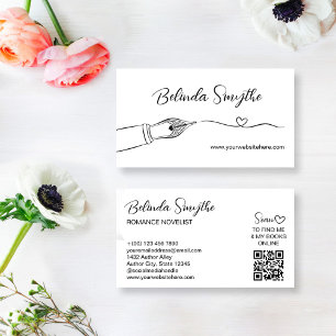 Fontän Pen Heart Swash Romantik författare Visitkort
