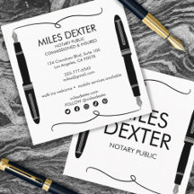 Fontän Pen Namnteckning Logotyp Notary Public Lega