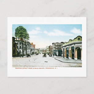Fontän Street, Providence, Rhode island Vykort