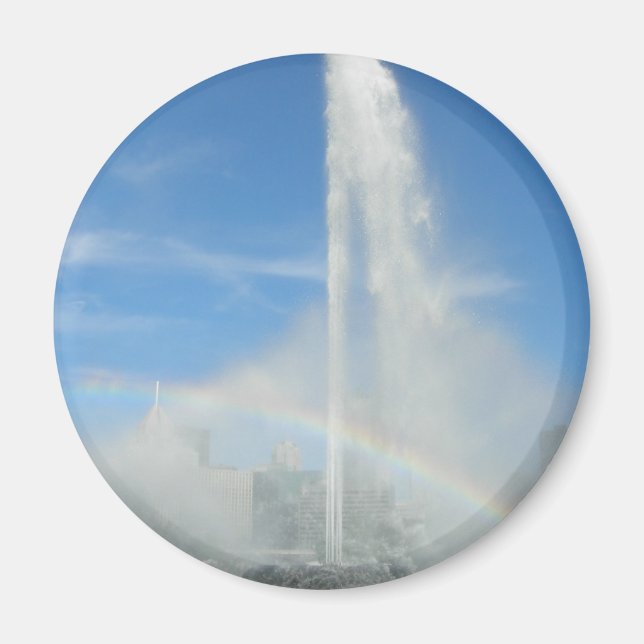 Fontän vid punkten magnet (Framsidan)