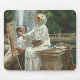 Fontän Villa Torlonia Frascati, Italien av Sargent Musmatta