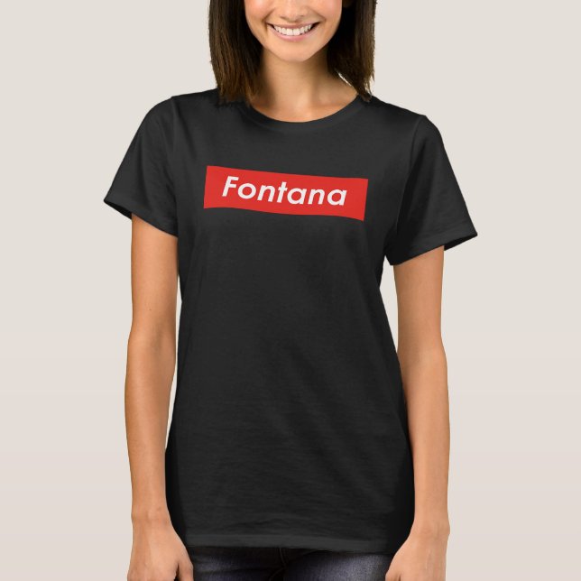 Fontana California T Shirt (Framsida)