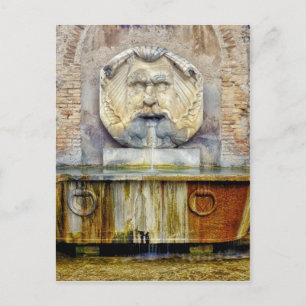 Fontana del mascherone di Santa Sabina Helg Vykort