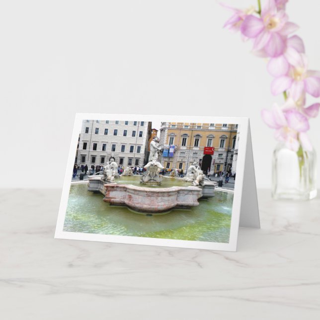 Fontana del Moro, Rom, Italien Kort (Orkide)