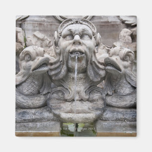 Fontana del Pantheon (1575) som är designad vid Magnet