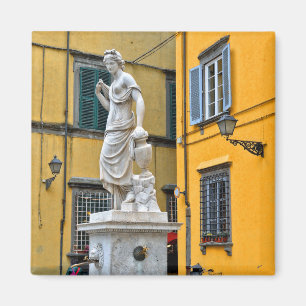 Fontana della Pupporona, Lucca, Italien Magnet