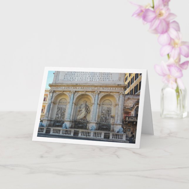 Fontana dell'Acqua Felice, Rom, Italien Kort (Orkide)