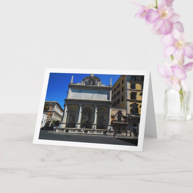 Fontana dell'Acqua Felice-scenen, Rom, Italien Kort (Orkide)