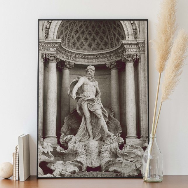 Fontana di Trevi i Rom Italien Photograph Poster (Skapare uppladdad)