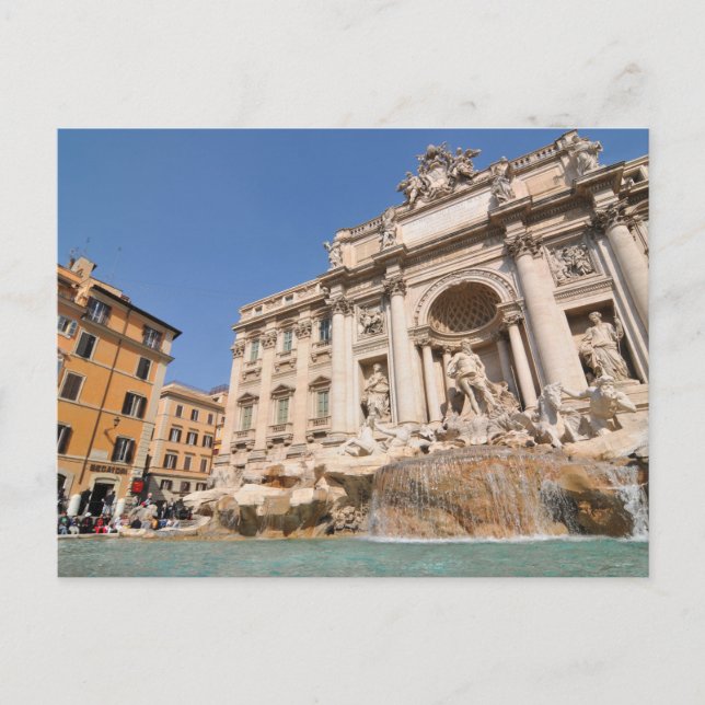 Fontana di Trevi i Rom, Italien Vykort (Framsida)