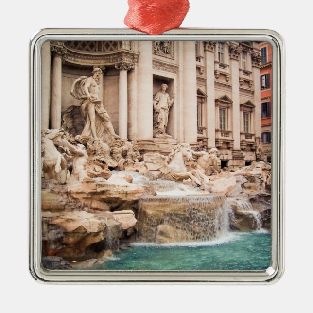 Fontana di Trevi, Rom Julgransprydnad Metall (Framsidan)