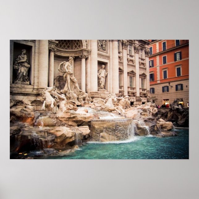 Fontana di Trevi Rom poster (Framsidan)