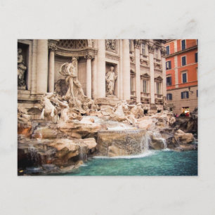 Fontana di Trevi, Rom Vykort
