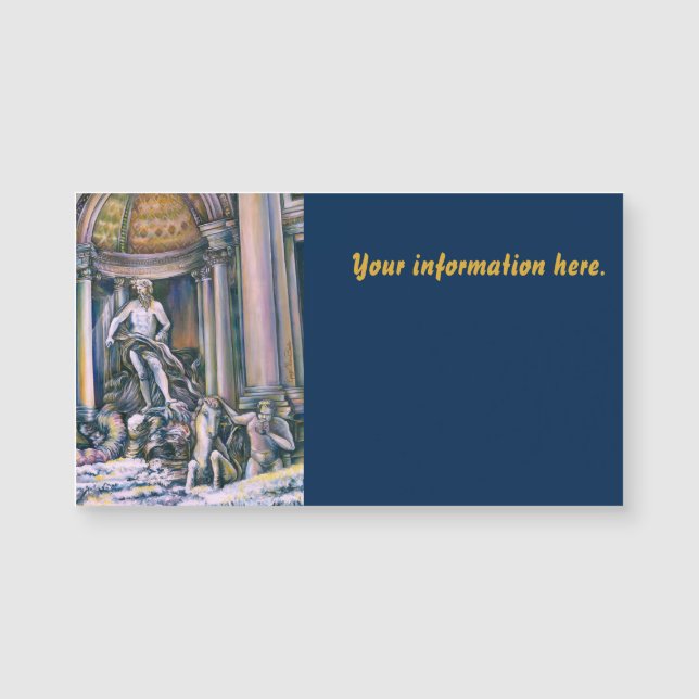 Fontana Di Trevi, romer (Framsida)