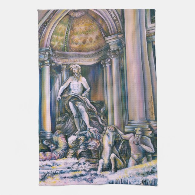 Fontana Di Trevi, romer Kökshandduk (Vertikal)