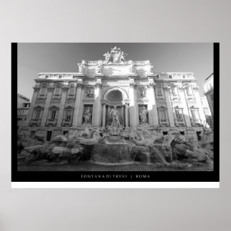 Fontana di Trevi - Trevi Fontän Poster