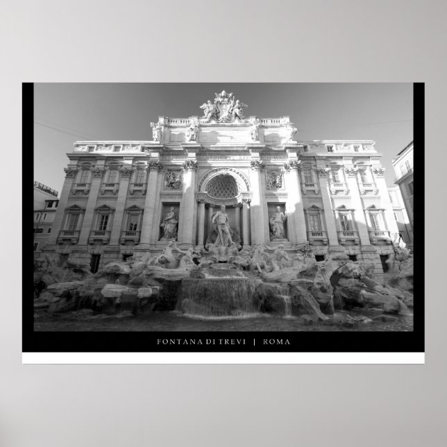 Fontana di Trevi - Trevi Fontän Poster (Framsidan)